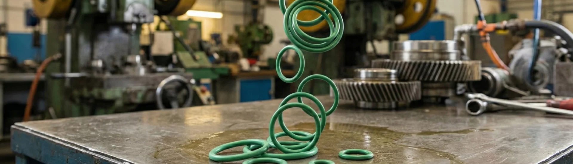 Oringi Viton FKM Zielone