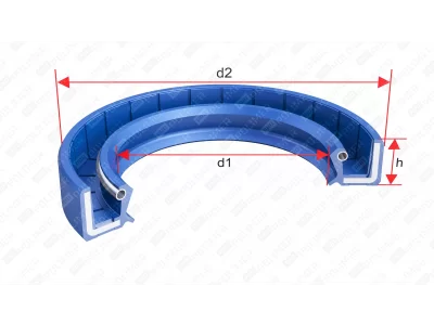 Uszczelnianie wału (simmering) Typu AS NBR - średnica wału do 50 mm