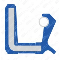 Uszczelnianie wału (simmering) Typu AS FKM - średnica wału od 70 mm