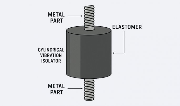 Wibroizolatory cylindryczne ProPolimer — niezawodna izolacja drgań w maszynach i urządzeniach