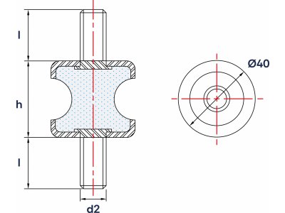 Wibroizolator Klimatyzacji Typu WK