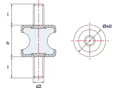 Wibroizolator Klimatyzacji Typu WK
