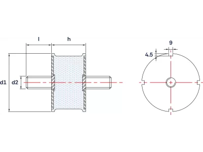 Wibroizolatory Walcowe Typu WA-A