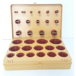 Zestaw Oringów VMQ (Silikon) rozmiary Calowe i Metryczne