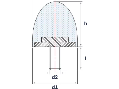 Wibroizolatory Parabliczne Typu PA-D