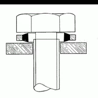 Uszczelnienia do złączy śrubowych US-1 NBR
