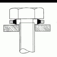 Uszczelnienia do złączy śrubowych US-1 FPM