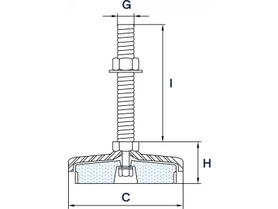 Wibroizolator Poziomujący Typu SM 8