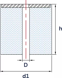 Wibroizolatory Przelotowe  z jedną płytką metalową Typu PDB