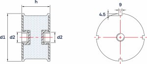 Wibroizolatory Walcowe Typu WA-C