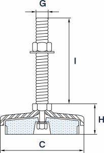 Wibroizolator Poziomujący Typu SM 8