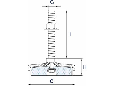 Wibroizolator Poziomujący Typu SM 8