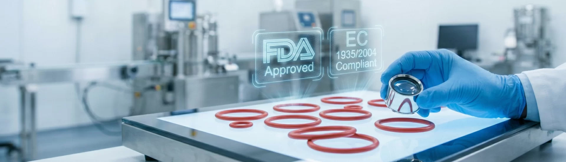 Oringi Silikonowe do przemysłu farmaceutycznego