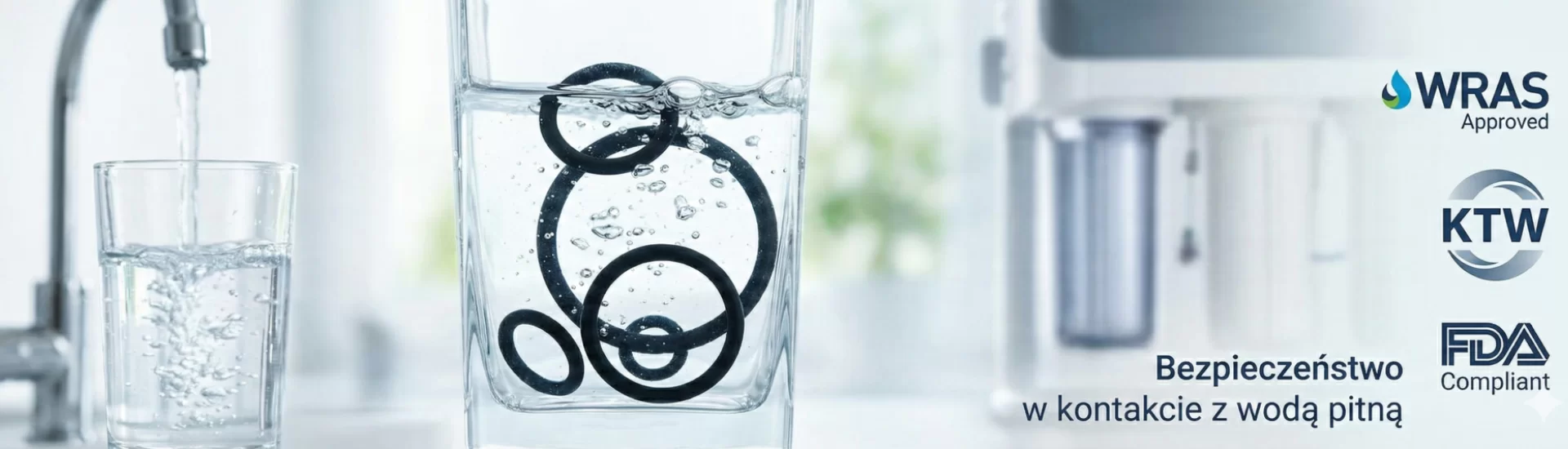 O-ringi EPDM - Bezpieczeństwo w kontakcie z wodą pitną