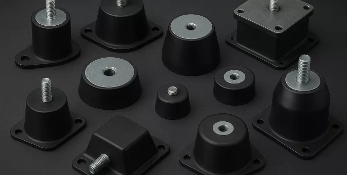 Rodzaje wibroizolatorów: cylindryczne, stożkowe, daszkowe – który wybrać?